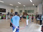 Atelier avec Lost in Translation circus, Falaise, 24 juillet 2014 - JPEG - 142 ko - 600×450 px