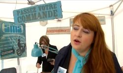 Stéphanie Petit, chanteuse de la compagnie On Off
